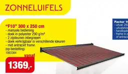 Hubo Zonneluifels F10 aanbieding