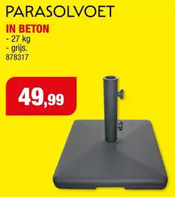 Hubo Parasolvoet in Beton aanbieding