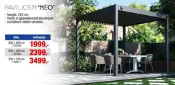 Hubo Paviljoen Neo aanbieding