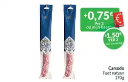 Intermarché Carsodo Fuet natuur aanbieding