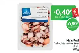 Intermarché Klaas puul gekookte inktvis ten takels aanbieding