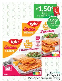 Intermarché Iglo Pizza panini aanbieding