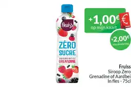 Intermarché Fruiss Siroop Zero aanbieding