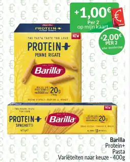 Intermarché Barilla protein+ pasta aanbieding