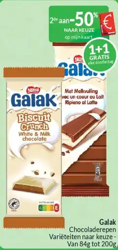 Intermarché Galak chocoladerepen aanbieding