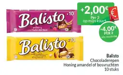 Intermarché Balisto chocoladerepen honing amandel of bosvruchten aanbieding