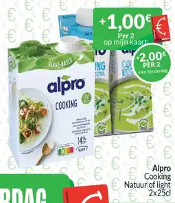 Intermarché Alpro Cooking Natuur of light aanbieding