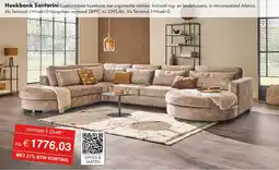 Woonsquare Hoekbank Santorini aanbieding