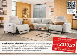 Woonsquare Hoekbank Calavino aanbieding