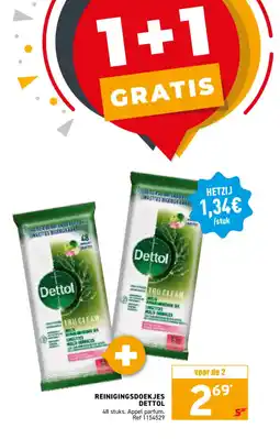 Trafic Reinigingsdoekjes dettol aanbieding