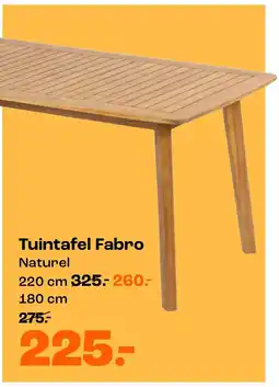 Kwantum Tuintafel Fabro aanbieding