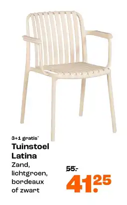 Kwantum Tuinstoel Latina aanbieding