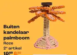 Kwantum Buiten kandelaar palmboom aanbieding