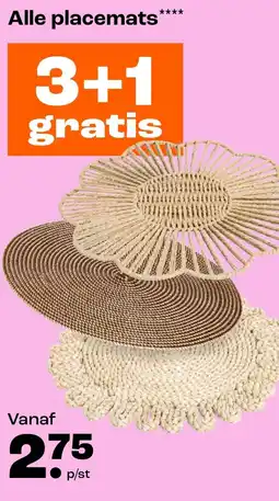 Kwantum Alle placemats aanbieding