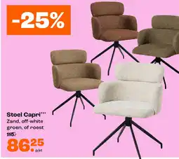 Kwantum Stoel Capri aanbieding