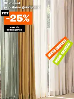 Kwantum 80 meest populaire gordijnen aanbieding