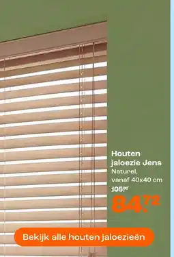 Kwantum Houten jaloezie Jens aanbieding