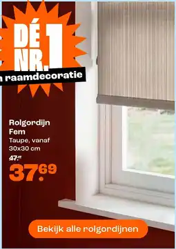 Kwantum Rolgordijn Fem aanbieding