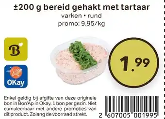 Bereid gehakt met tartaar