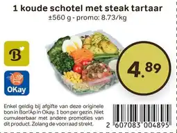 Bon Ap 1 koude schotel met steak tartaar aanbieding
