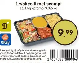 Bon Ap 1 wokcolli met scampi aanbieding