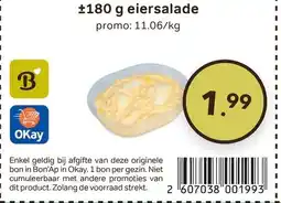 Bon Ap ±180 g eiersalade aanbieding