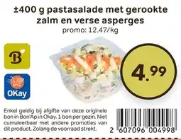 Bon Ap Pastasalade met gerookte zalm en verse asperges aanbieding