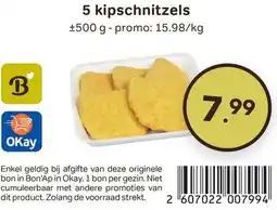 Bon Ap 5 kipschnitzels aanbieding