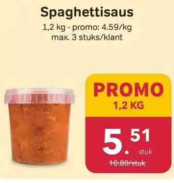 Bon Ap Spaghettisaus aanbieding