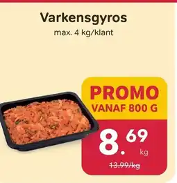 Bon Ap Varkensgyros aanbieding