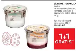 Alvo Skyr met granola xavies aanbieding