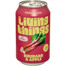 Albert Heijn Living Things Rhubarb & apple aanbieding
