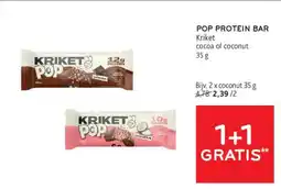 Alvo Pop protein bar kriket aanbieding