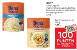 Alvo Rijst Ben's Original aanbieding