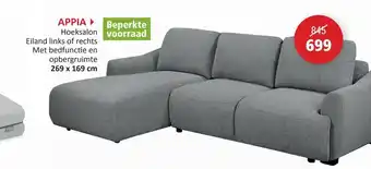 APPIA Hoeksalon Eiland links of rechts