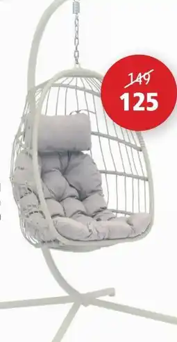 Weba Brainstorm ▸ hangstoel kunststof rattan aanbieding