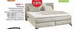 Weba KIRA Boxspring Pocketverenmatras aanbieding