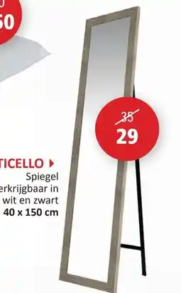 Weba Monticello spiegel aanbieding