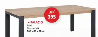Weba Palacio Tafel aanbieding