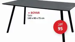Weba Boyar Tafel aanbieding