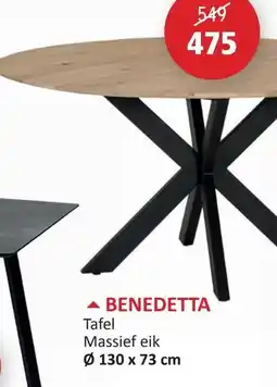Weba Benedetta tafel aanbieding