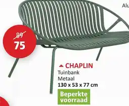 Weba Chaplin Tuinbank Metaal aanbieding