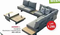 Weba Homer Loungeset aanbieding