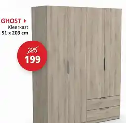 Weba Ghost Kleerkast aanbieding