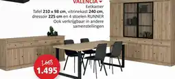 Weba Valencia Eetkamer aanbieding