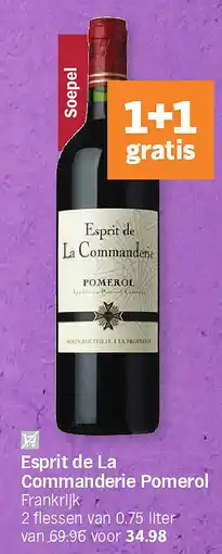 Albert Heijn Esprit de La Commanderie Pomerol aanbieding