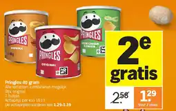 Albert Heijn Pringles 40 gram aanbieding