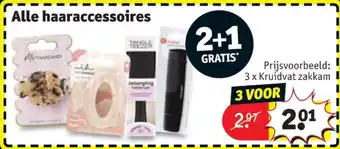 Kruidvat Alle haaraccessoires aanbieding