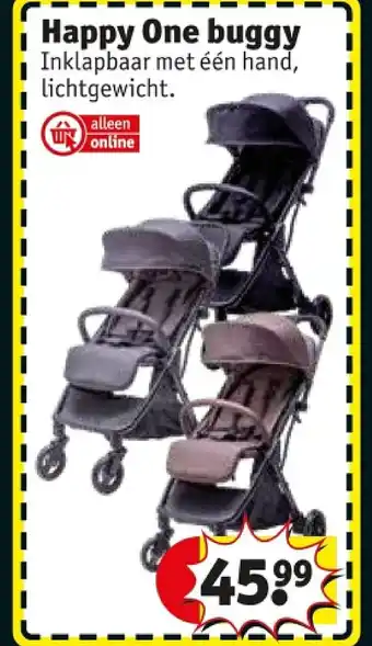 Kruidvat Happy One buggy aanbieding