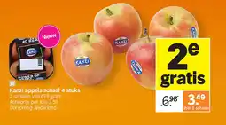 Albert Heijn Kanzi appels schaal 4 stuks aanbieding